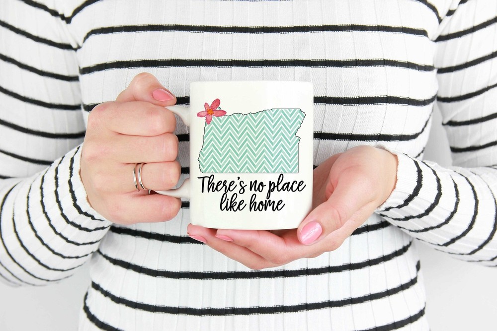 Custom Home State Mug Custom Oregon Mug Personalized Oregon Mugs Custom State