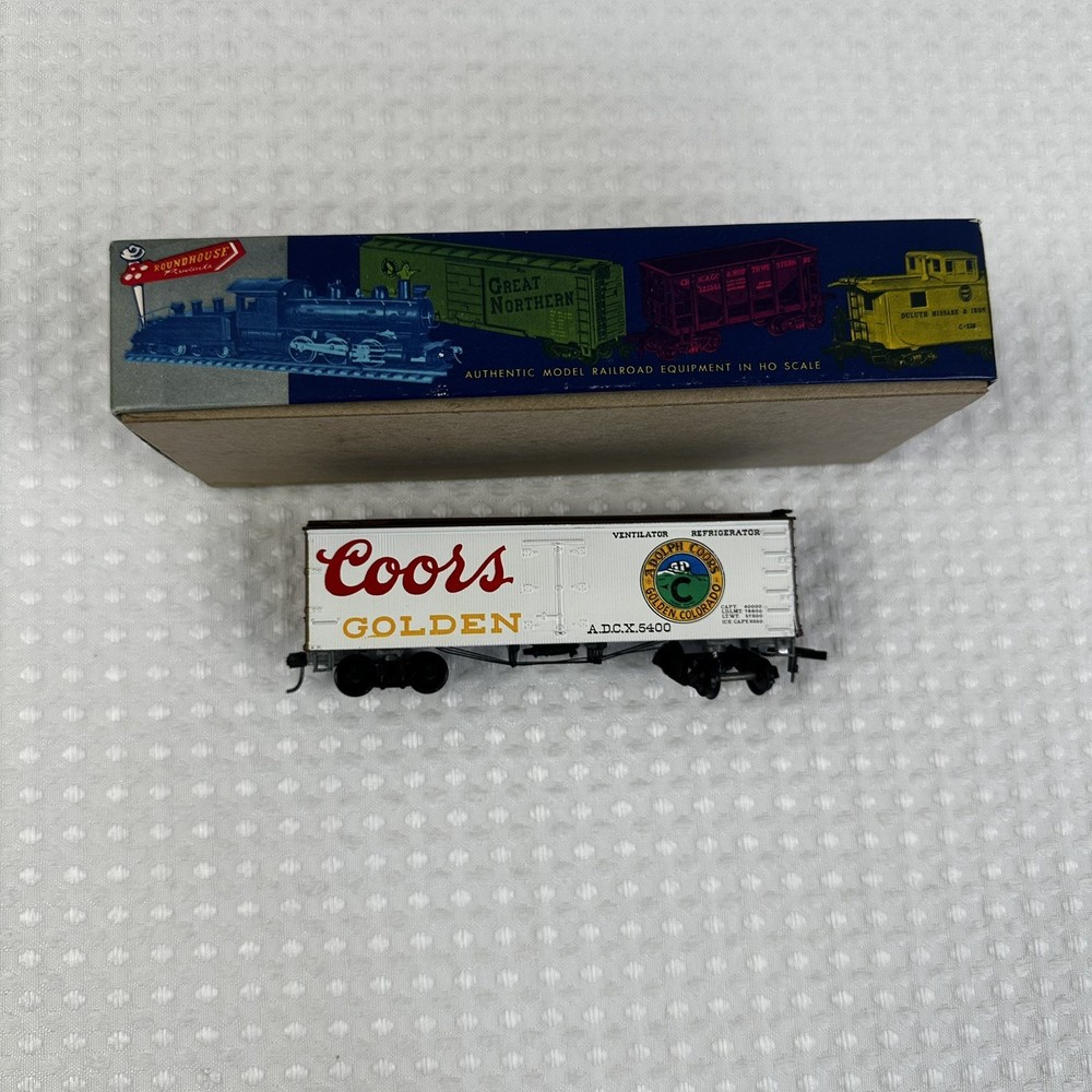 Roundhouse 36' Billboard Reefer Coors HO Scale Kit #3129 Vintage
