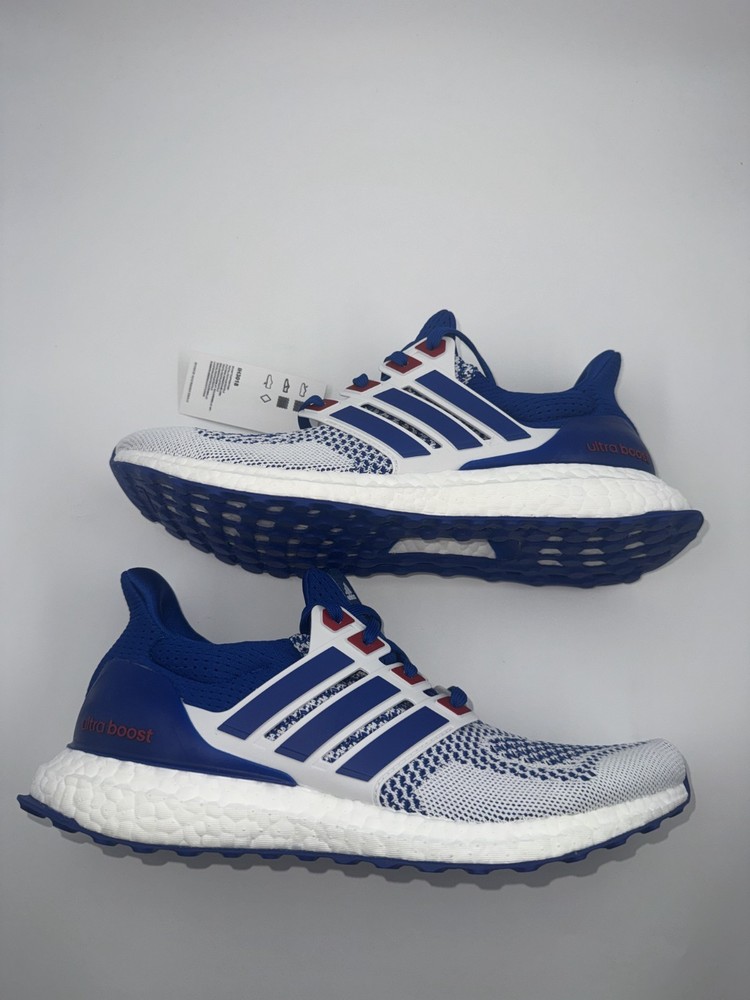 Adidas Ultraboost 1.0 Running Shoes Cloud White Royal Blue IH3018 Men's Pick Siz