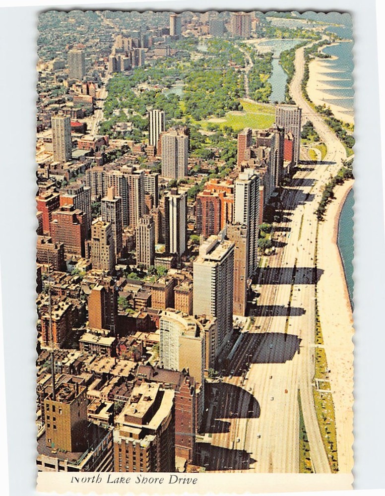 Postcard North Lake Shore Drive Chicago Illinois USA