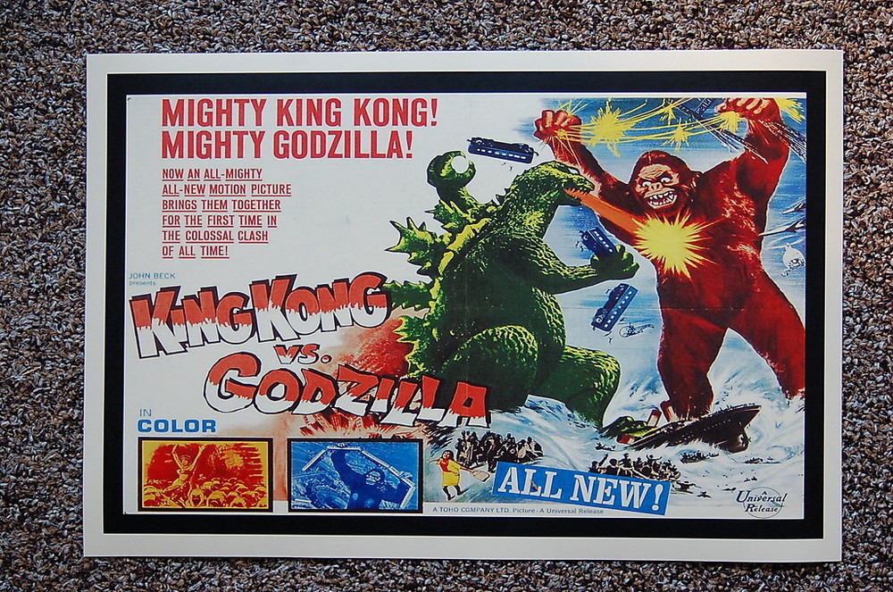Godzilla vs. King Kong Lobby Card Movie Poster