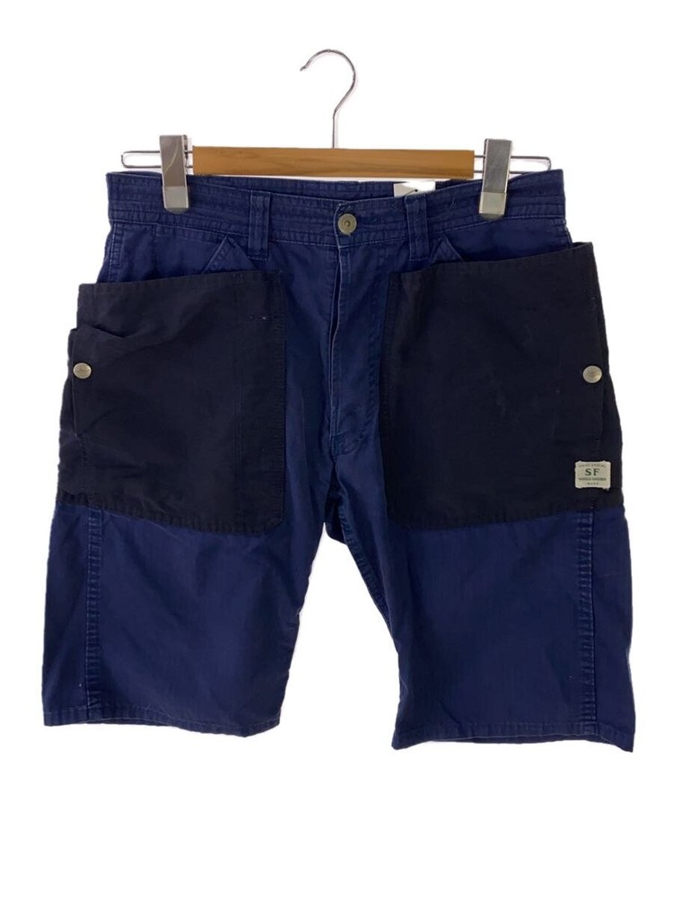 Sassafras Shorts/M/Cotton/Navy/Navy/Spring/Summer/Shorts/Button Fly/Men'S/// 348