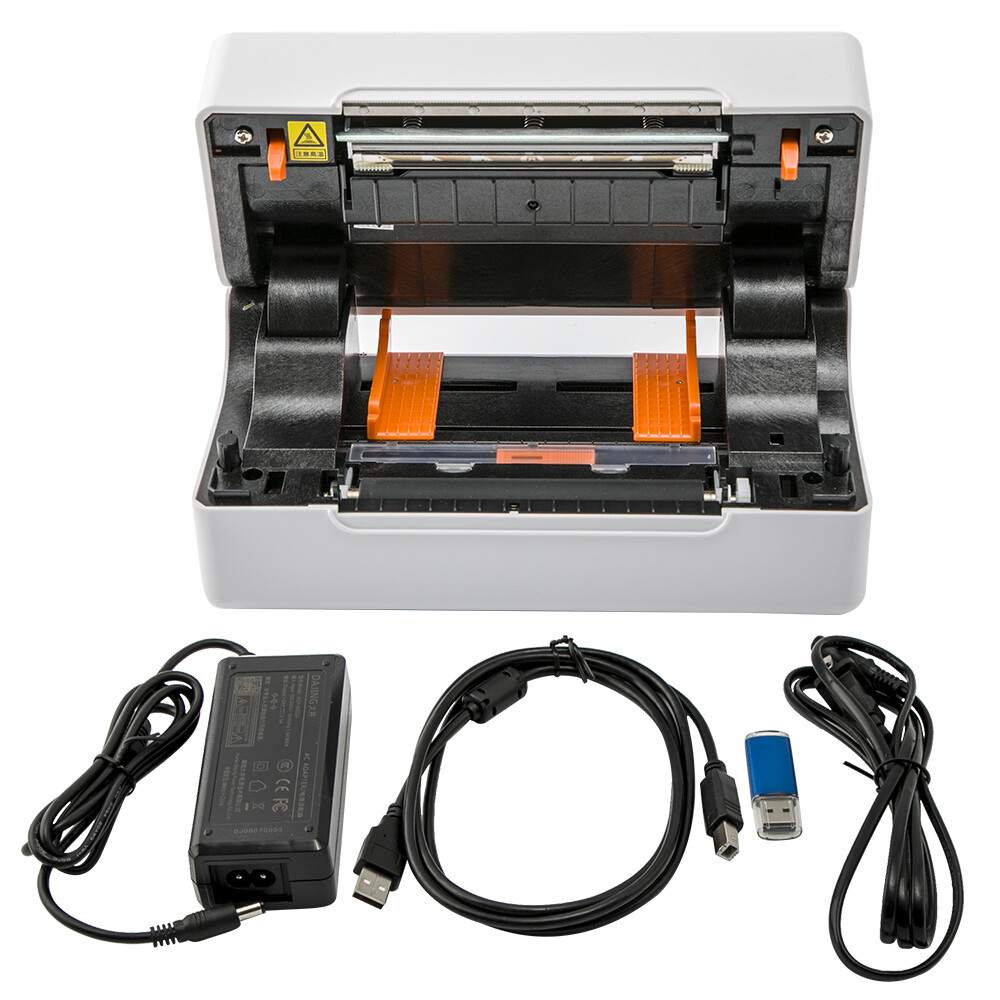 4x6 Thermal Label Printer for Shipping Compatible with Windows 12V Power