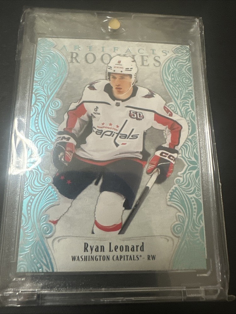 2025-26 Upper Deck Artifacts - Rookies Ryan Leonard #198 Sky Blue (RC)