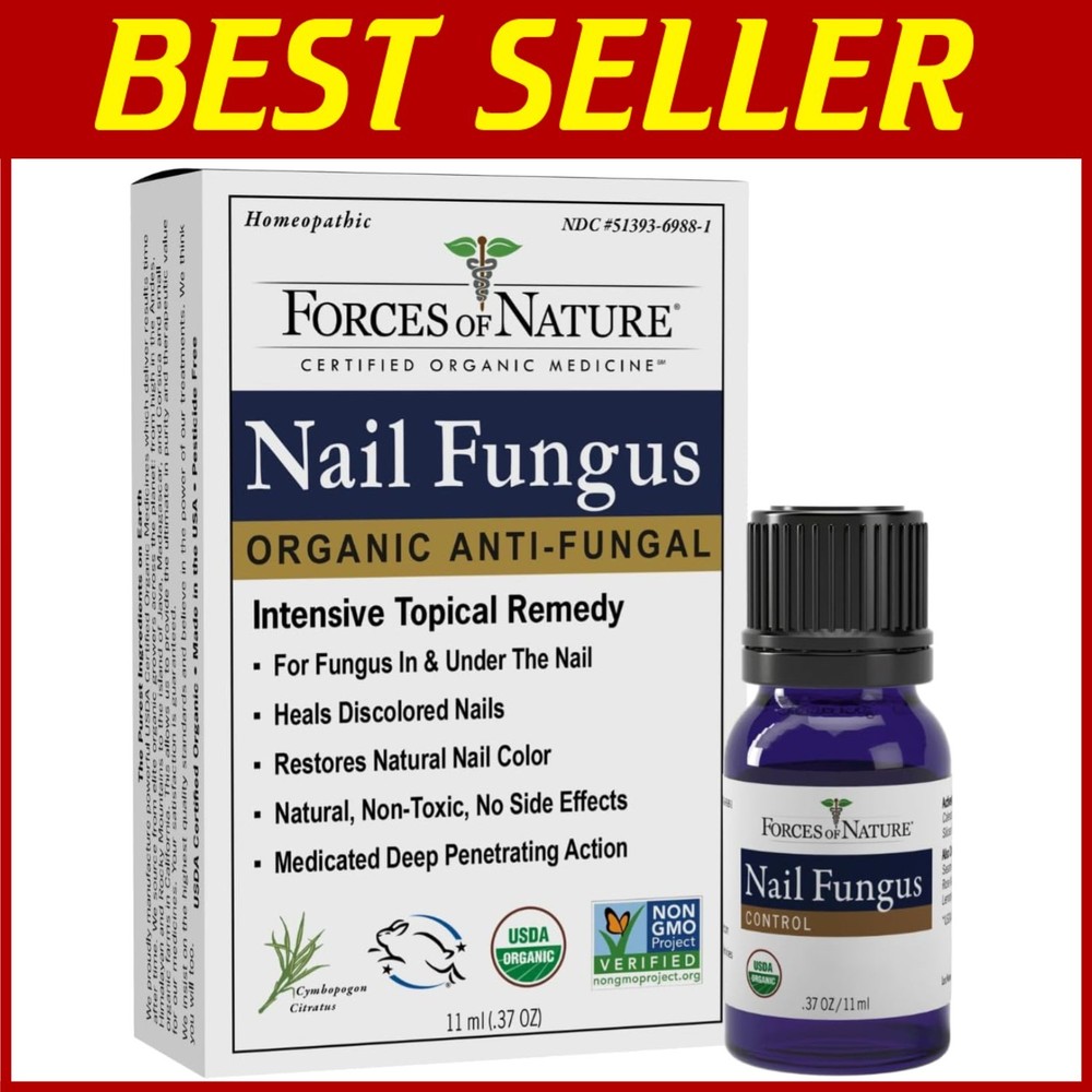 Natural Antifungal Nail Treatment for Cracked Discolored Nails