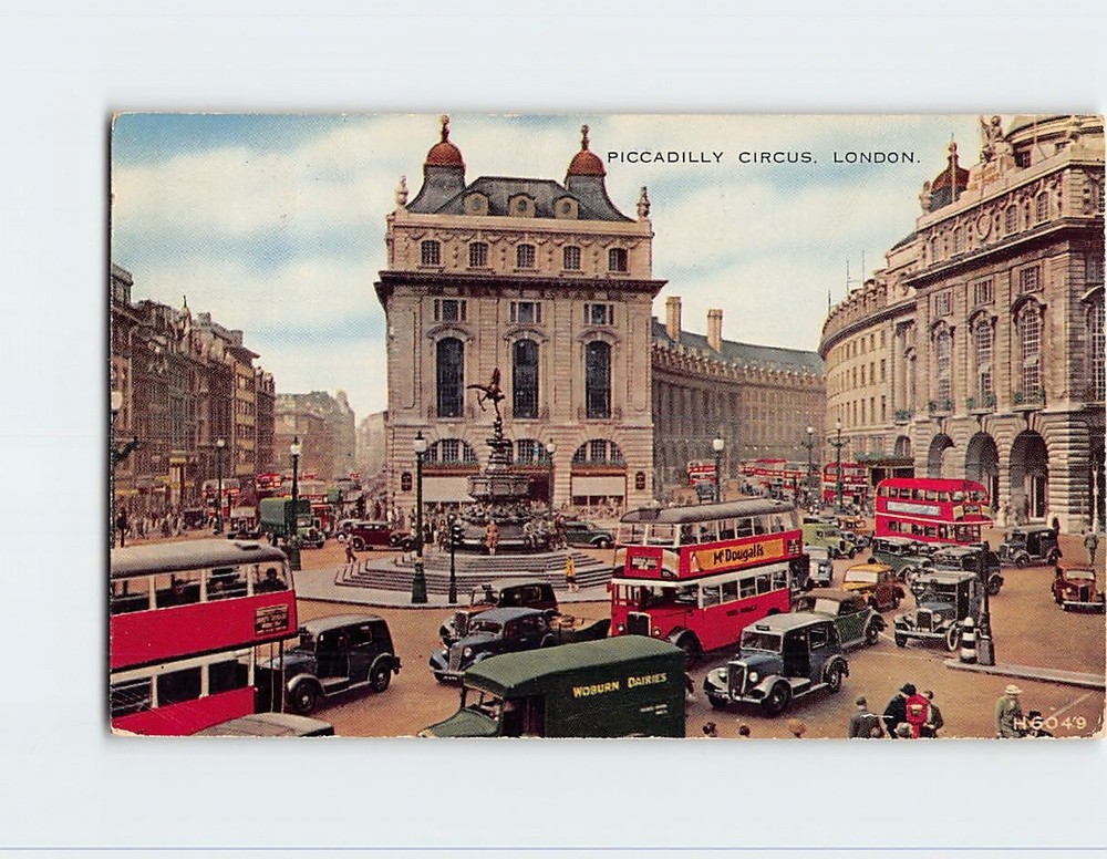 Postcard Piccadilly Circus London England