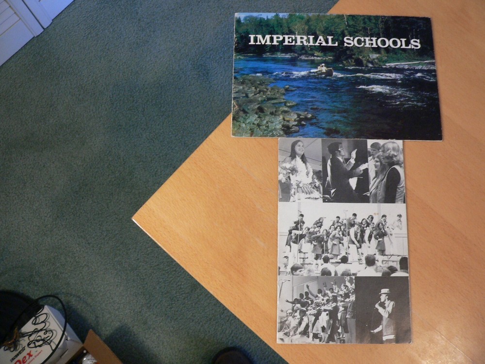1966 Imperial Schools Pasadena CA SEP Program & 1974 Imperial Choraliers Concert