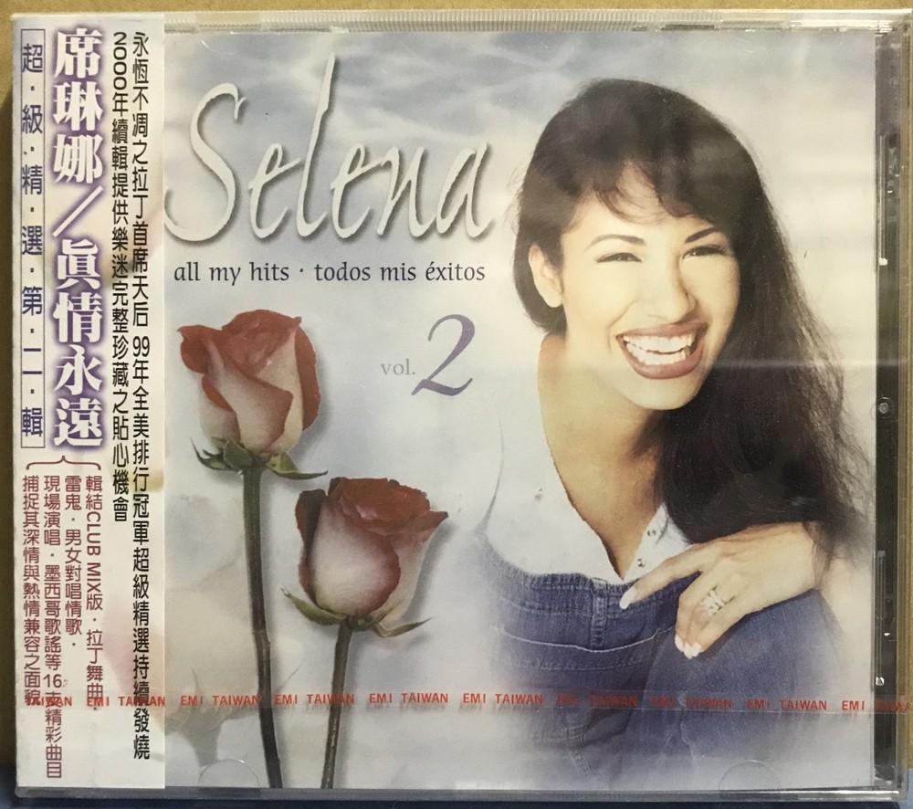SELENA ALL MY HITS TODOS MIS EXITOS VOL 2 2000 CD w/ TAIWAN OBI SEALED