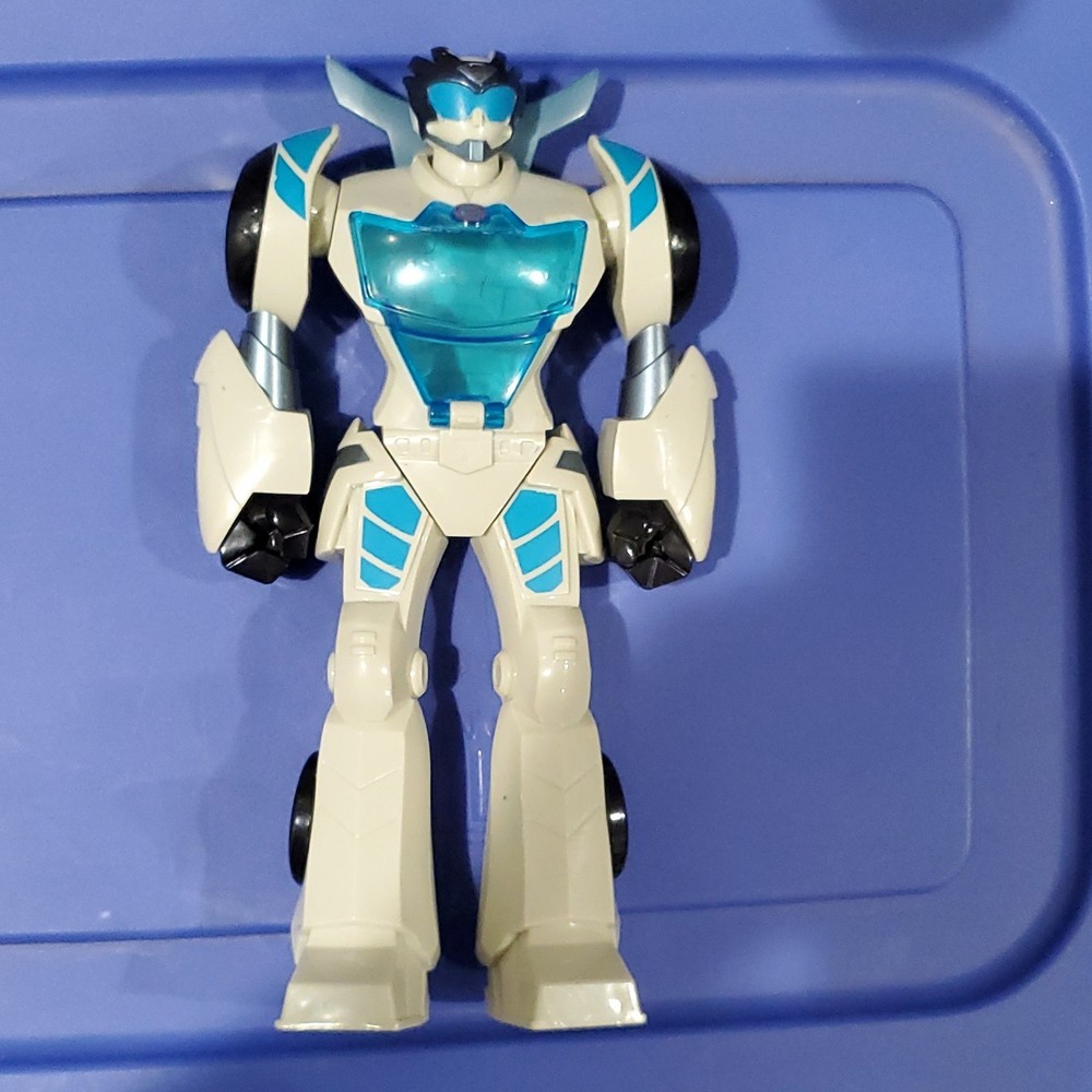 White Blue Robot Toy Action Figure MPN 73471 for Ages 4-7 & 8-11 Years
