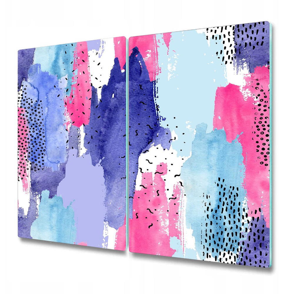 Glass Surface Protector Colourful Abstraction Watercolour Abstract 2x30x52