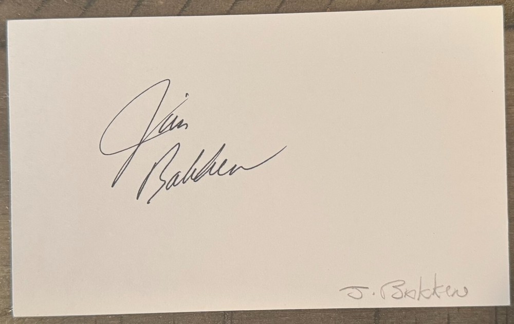 Jim Bakken Signed 3