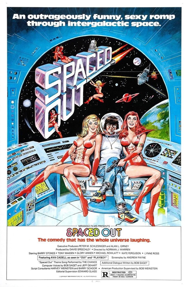 74342 SPACED OUT Movie Exploitation Sci-Fi Wall Print Poster US