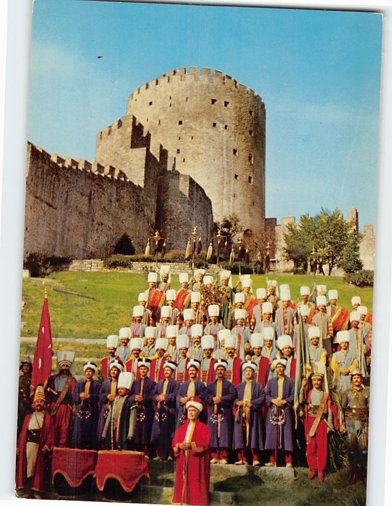 Postcard Event in Rumelian Fortress in Istanbul Turkey