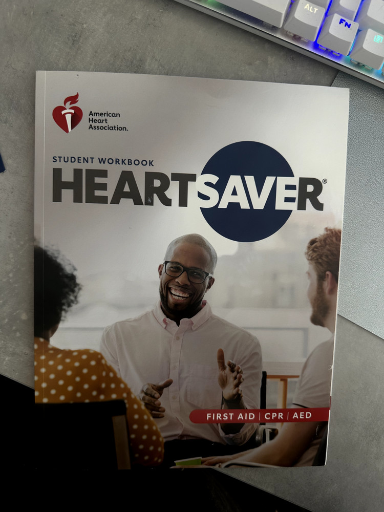 HeartSaver First Aid CRP AED Student Workbook - American Heart Association 2021
