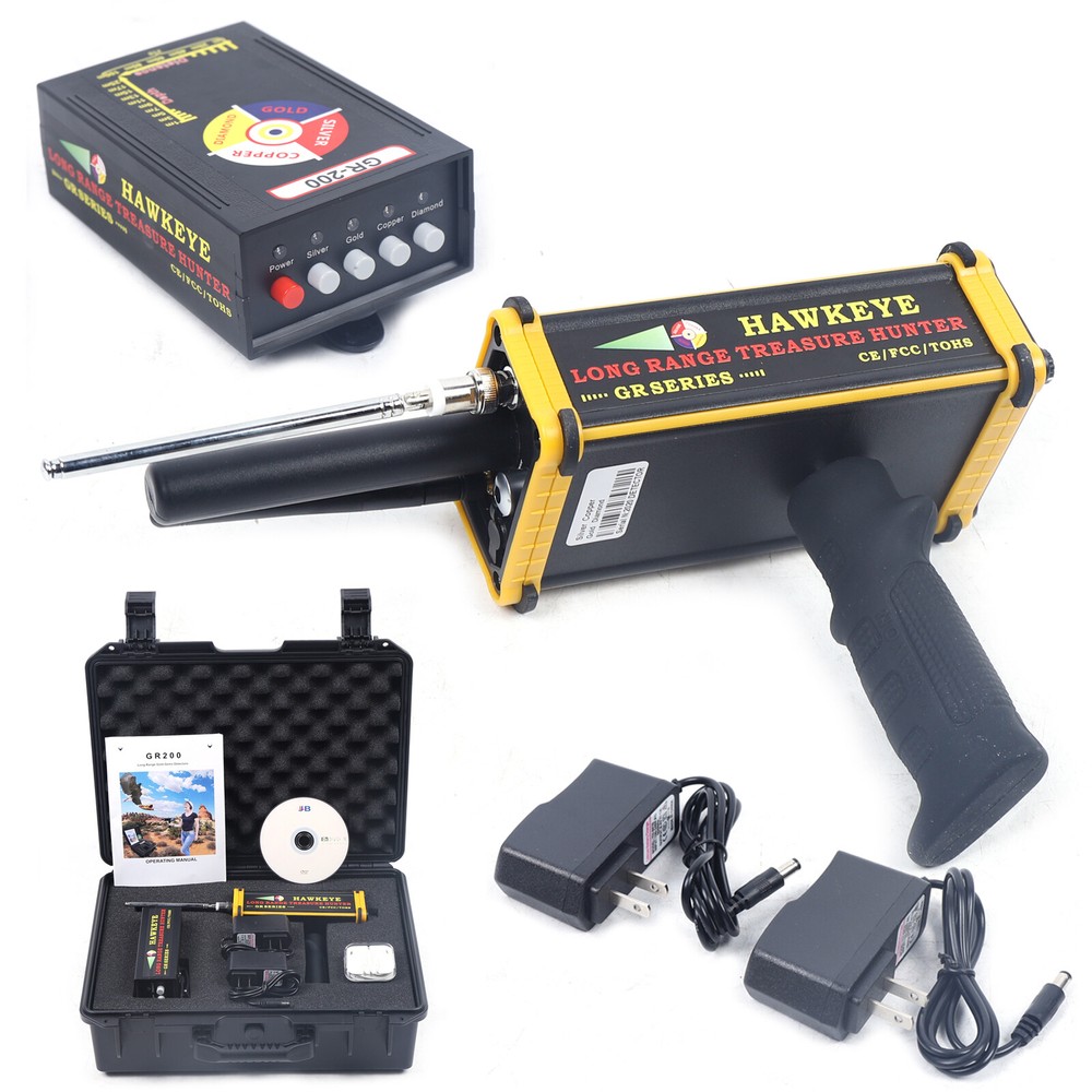 100M Long Range Metal Detector for Gold Silver Gems Diamonds Treasure