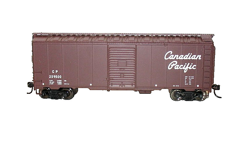 Ho Canadian Pacific 40' Steel Box Car C P 259500 Walthers Mainline