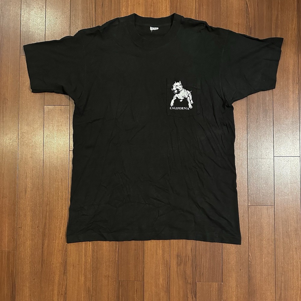 Vintage 90’s Rude Dog Cholo Chicano California T Shirt Men’s XL Single Stitch