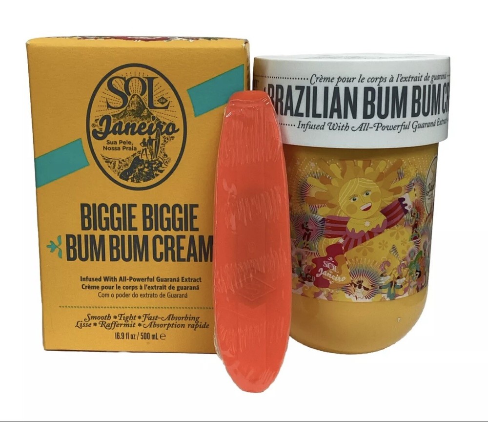 Sol De Janeiro Brazilian Bum Bum Cream 16.9oz New In Box As Pictured