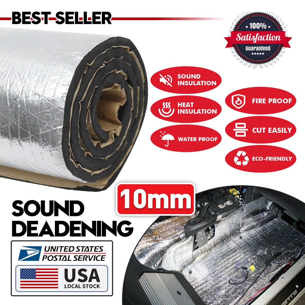 Noise Proof 10mm Firewall Mat for Cars Resists High Low Temperatures  