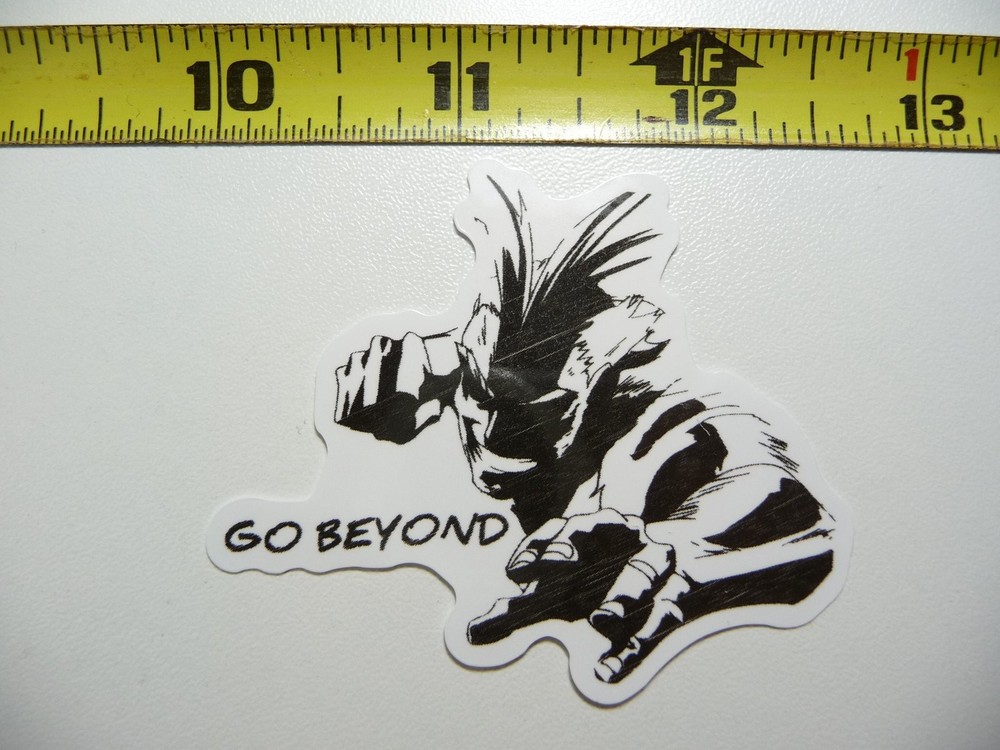 Anime Fitness Decal Sticker for Gym Weightlifting Motivation