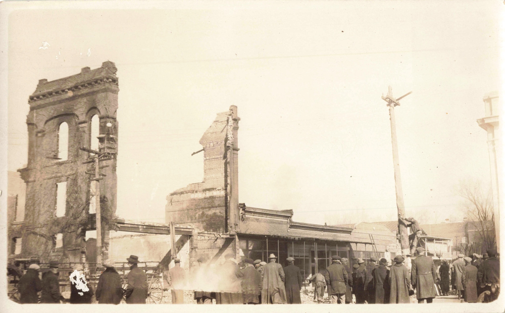 RPPC Rushville IL 1924 FIRE DISASTER 4 lives lost & 5 Businesses destroyed!!! 2