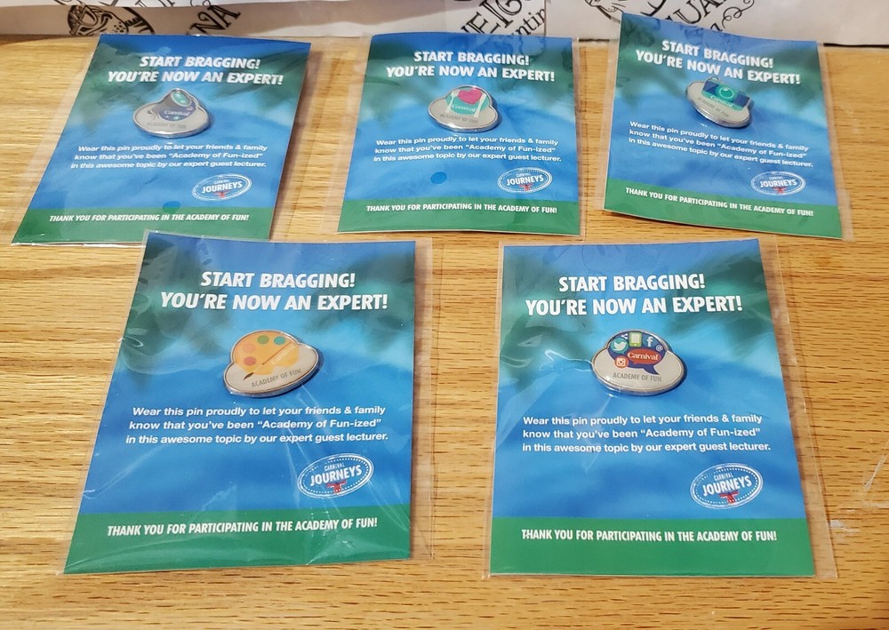 5 NEW Carnival Cruise Line 