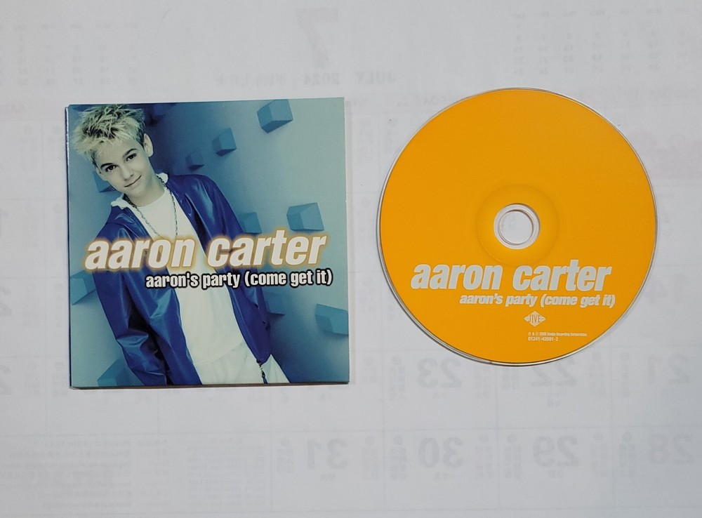Aaron's Party (Come Get It) By Aaron Carter (CD, 2000, Jive)
