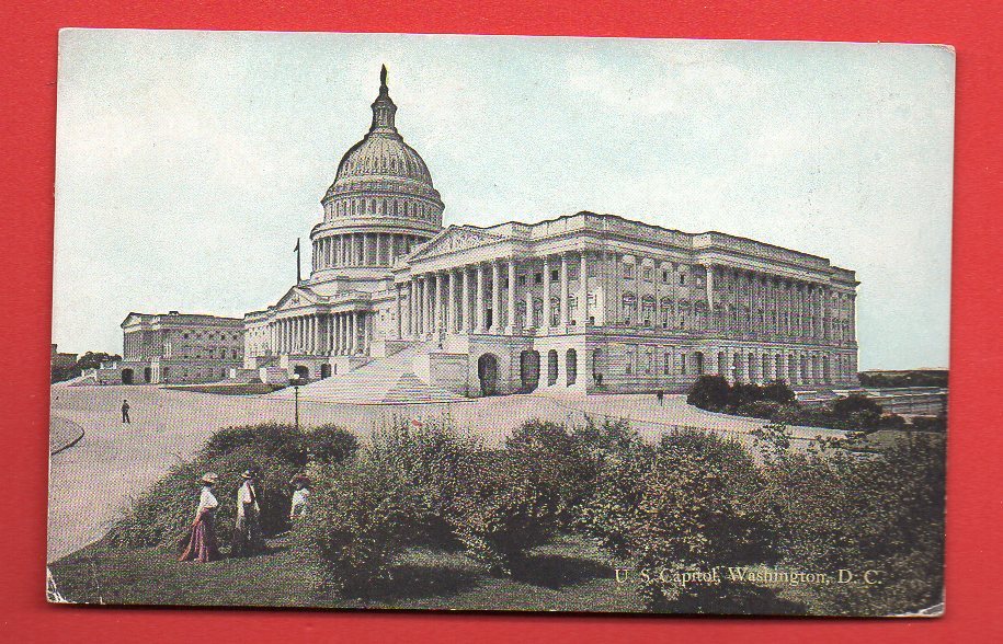 Washington, D.c. - U. S. Capitol Postcard Used 797