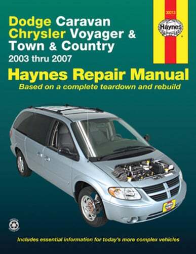Dodge Caravan Chrysler Voyager & Town & Country 2003 Thru 2007 Haynes Repair