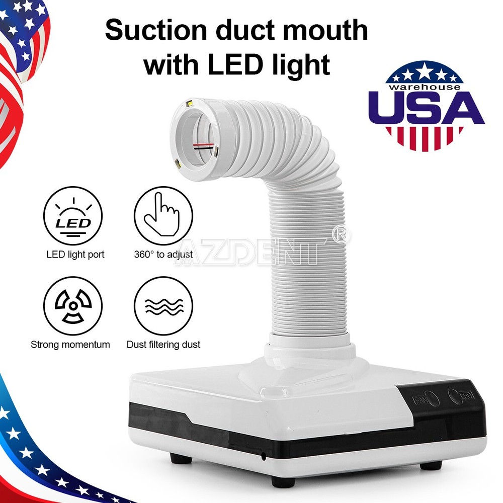 Dental LED Dust Collector Extractor Vacuum Cleaner Lab Equipment Machine
