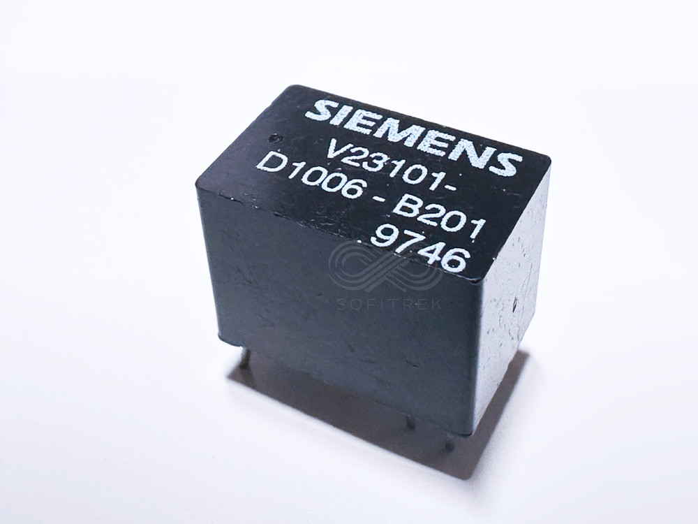 V23101-D1006-B201 Siemens Small PCB Relay W11 12VDC SPDT 1A 5-Pin