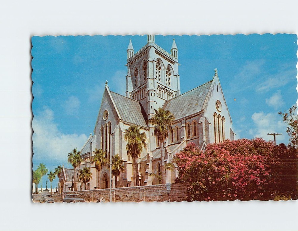 Postcard Bermuda Cathedral Hamilton British Overseas Territory