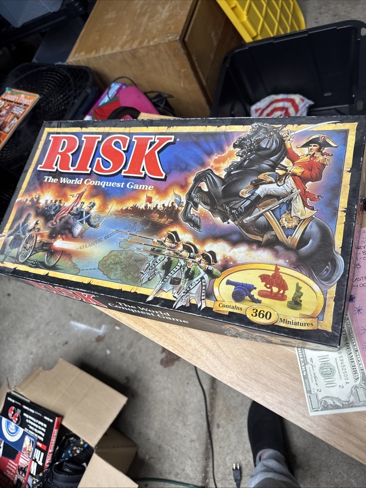 1993 Risk Board Game by Parker Brothers Complete The World Conquest Game.
