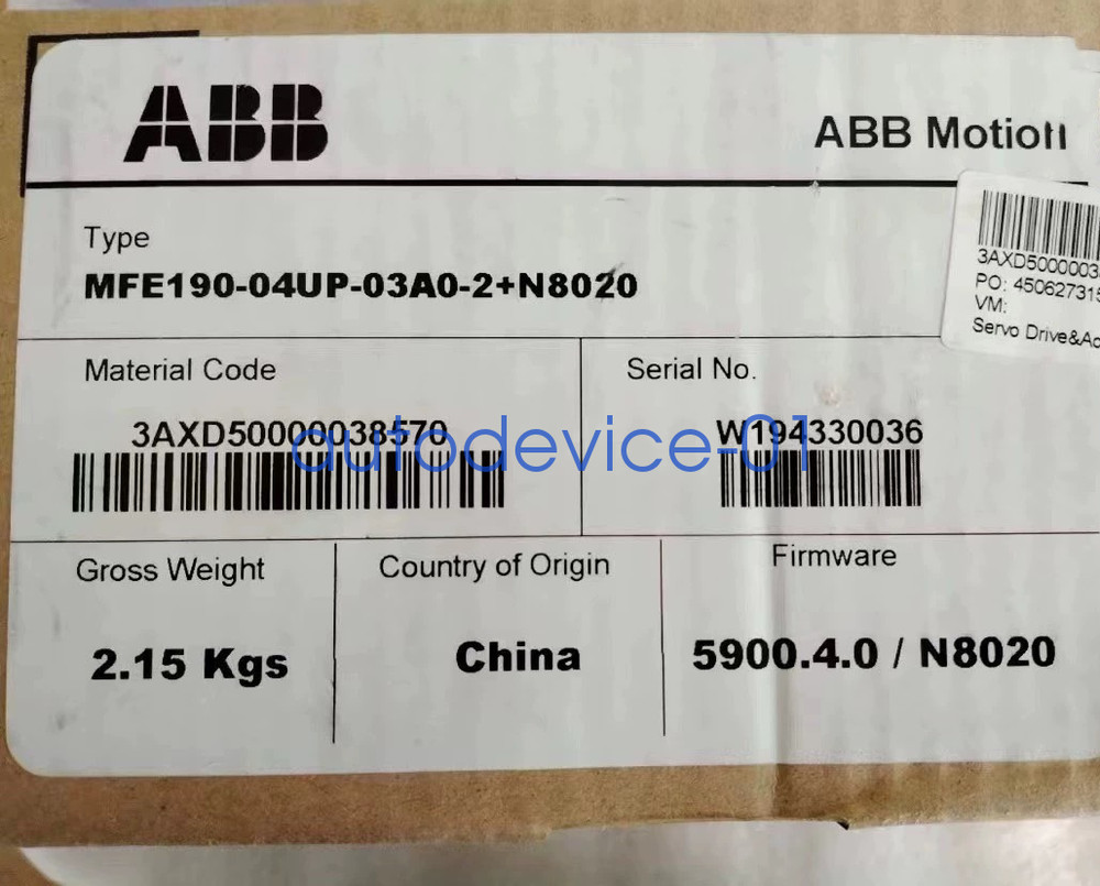 1PC Brand New ABB MFE190-04UP-03A0-2+N8020 Driver DHL/FedEx