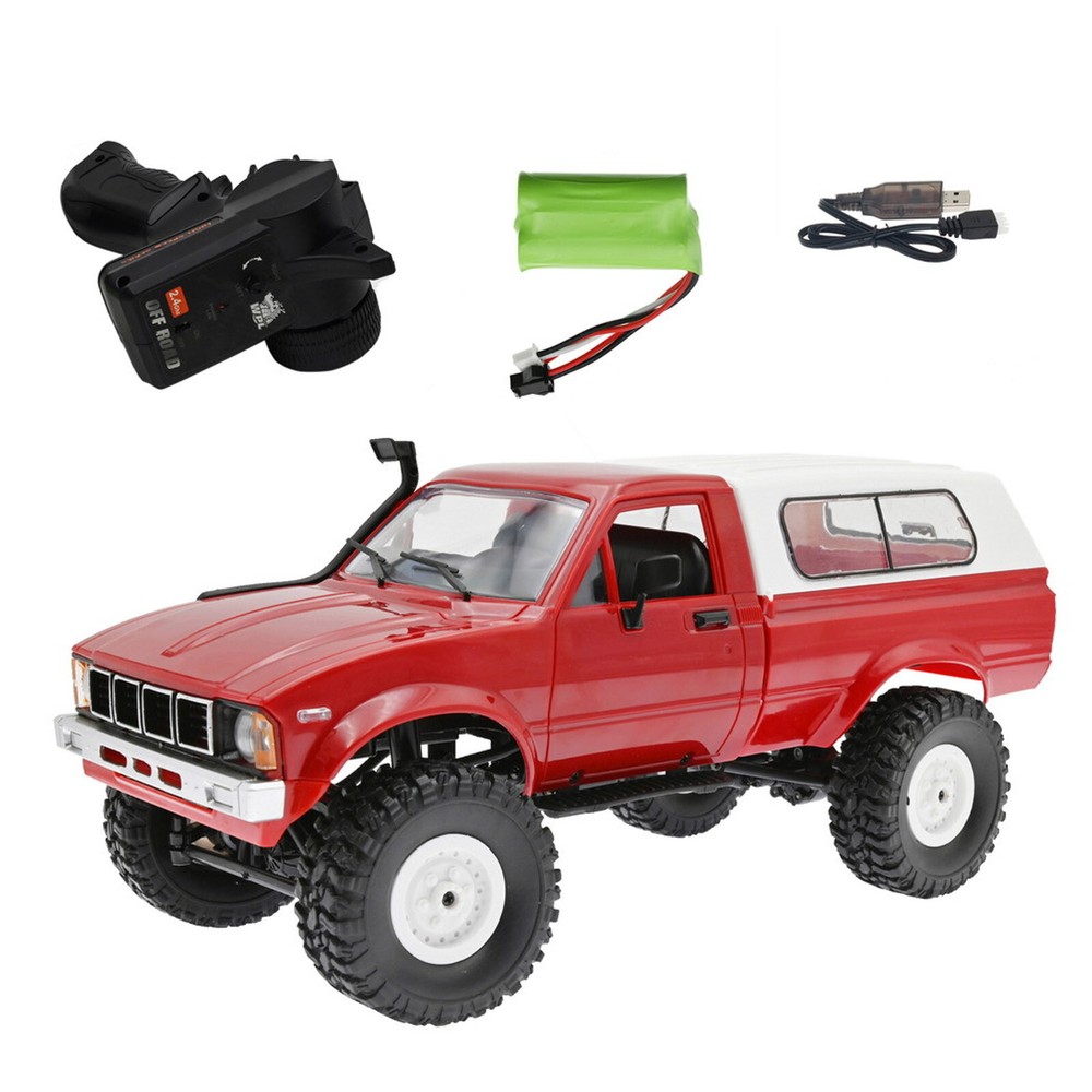 1:16 Scale RC Truck 4x4 4WD RC Crawler Pickup Off Road RTR Car WPL-C24
