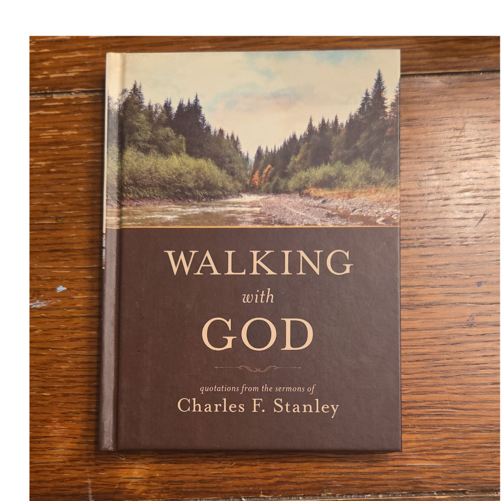 Thomas Nelson Walking with God Charles F. Stanley Hardcover Quotations