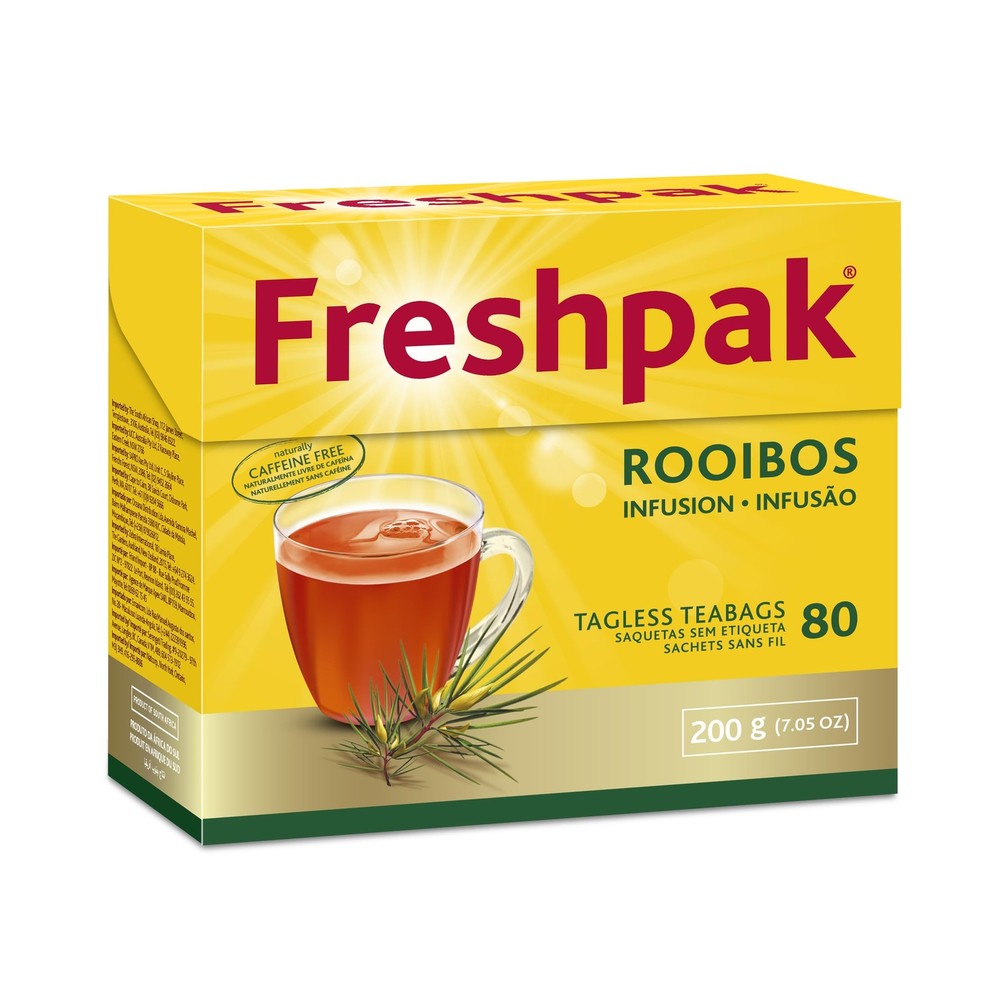 ® Rooibos Tea | 80 Tagless Teabags | Natural Premium Rooibos | Naturally Caff...
