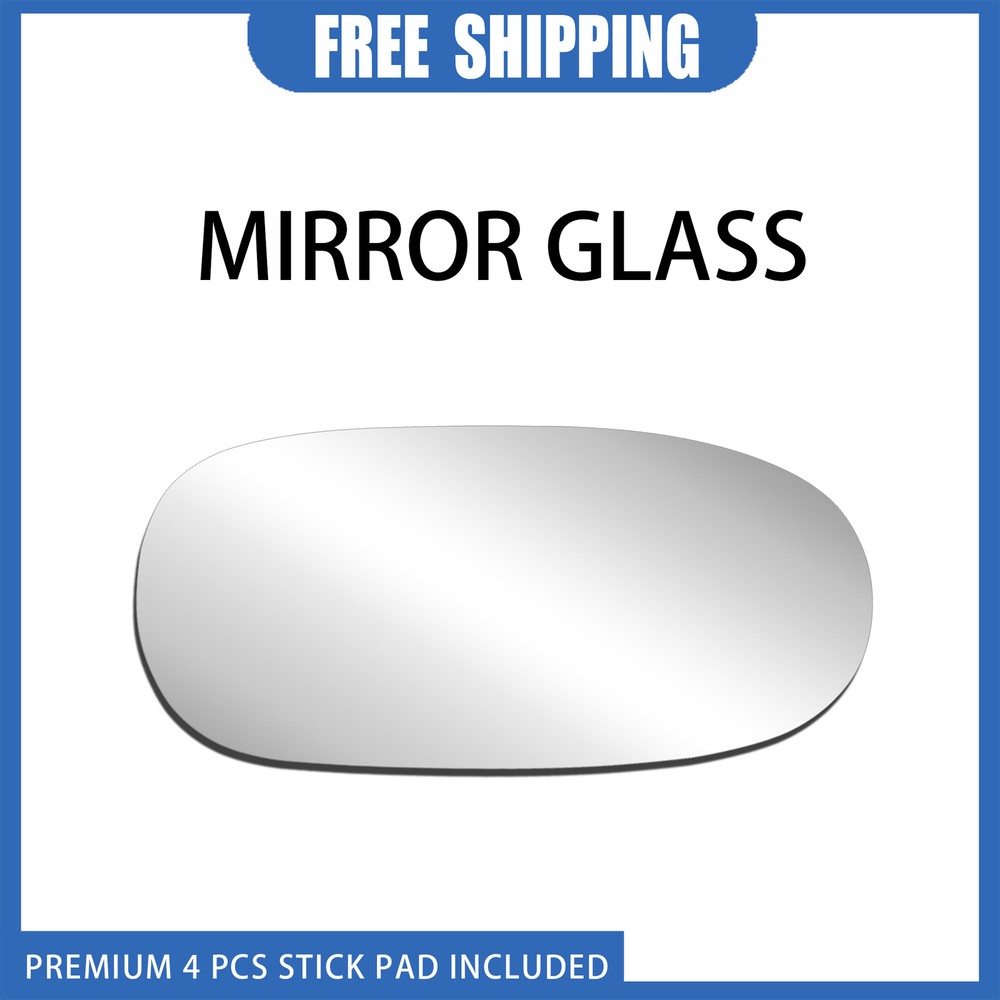 Right Side View Mirror Glass Replace For 1997-04 Chevy Corvette Convex Adhesive