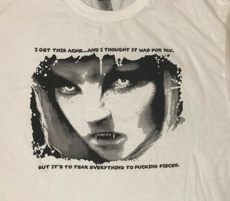 Ginger Snaps Horror Movie Werewolf white t-shirt any size, Unisex