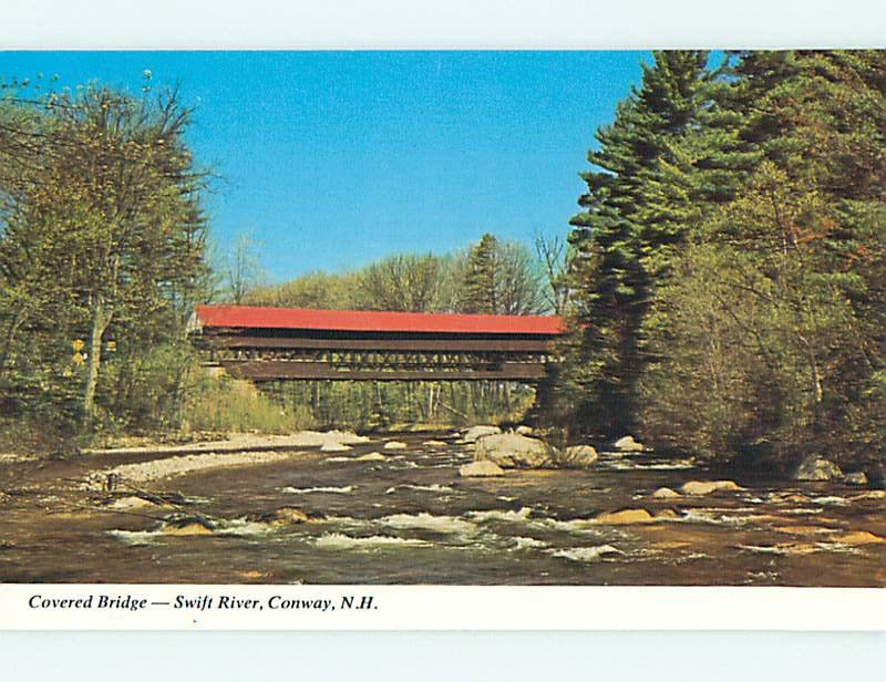 Unused Pre-1980 COVERED BRIDGE Conway New Hampshire NH t7634