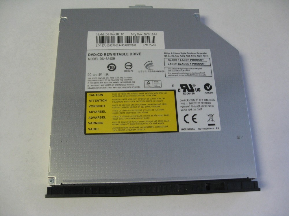 Acer Aspire 5532 8X DVD RW SATA Burner Drive DS-8A4SH A88-20