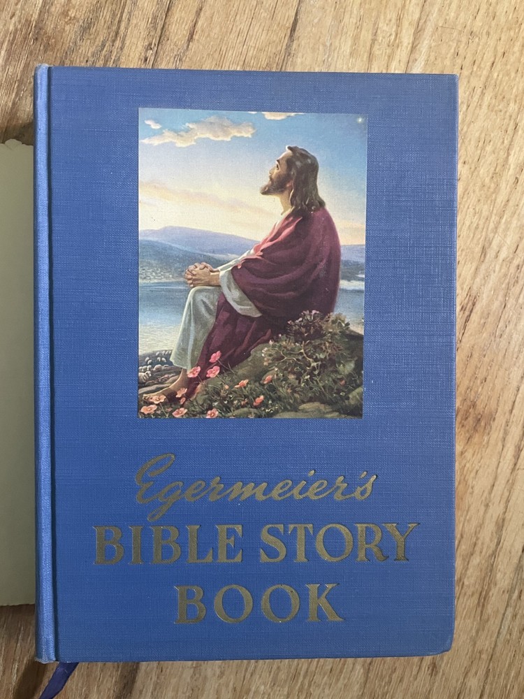 b Egermeier's BIBLE STORY BOOK 1947 Concordia Genesis to Revelation Illustrated