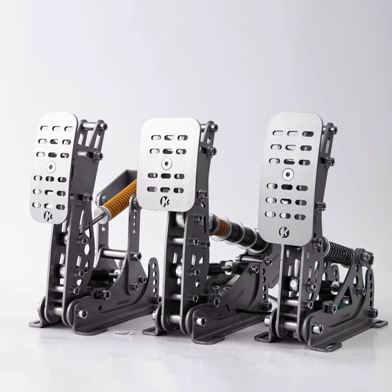 OKRACING GT1 PRO 3 Pedal Set (Throttle + Brake + Clutch) SIM Pedals for Moza Simagic