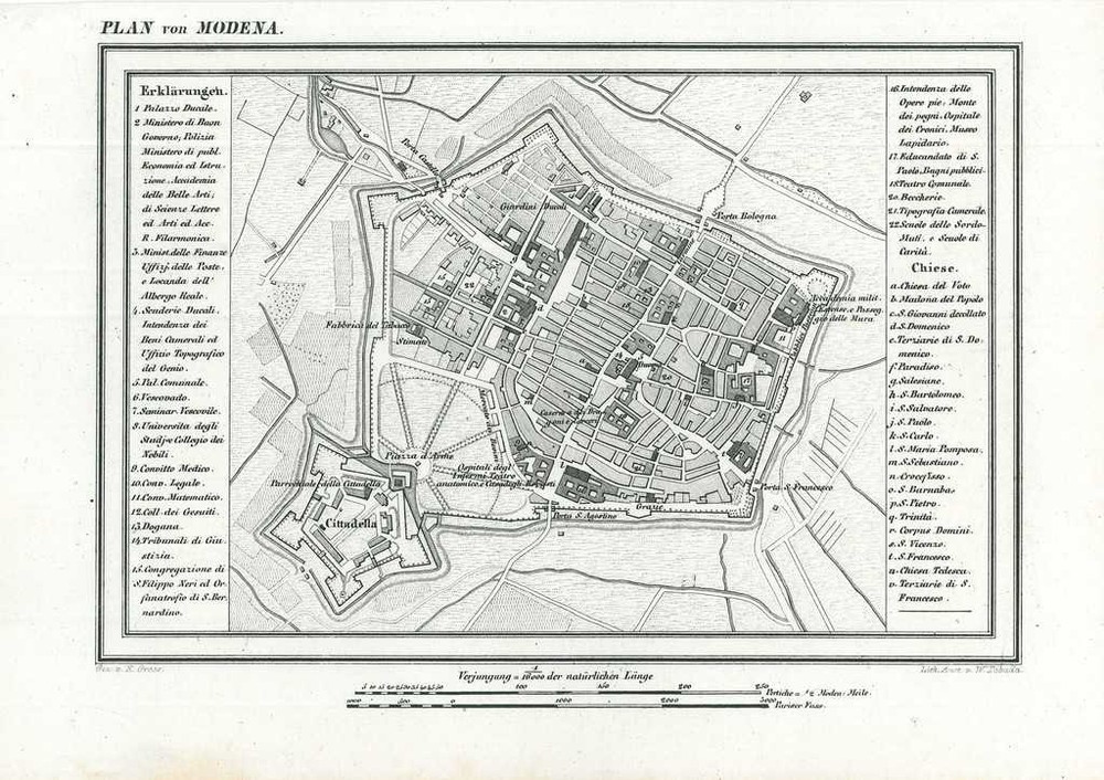 City map of Modena