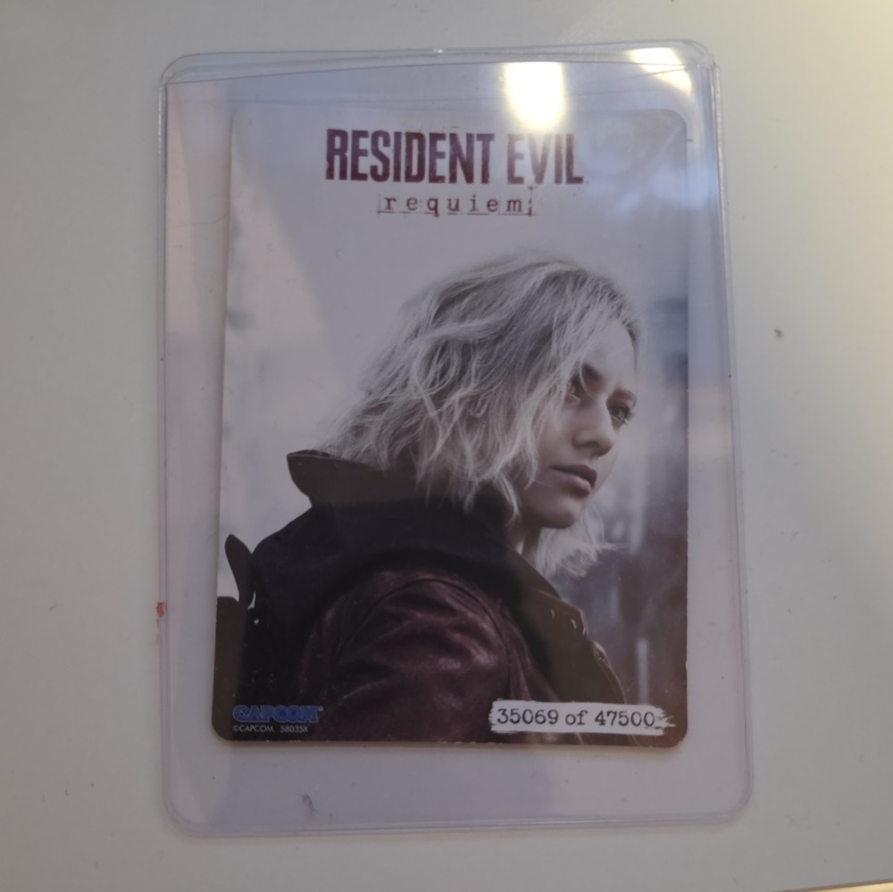 #35319 Resident Evil Requiem Deluxe Collector's Lenticular Card Only - No Game