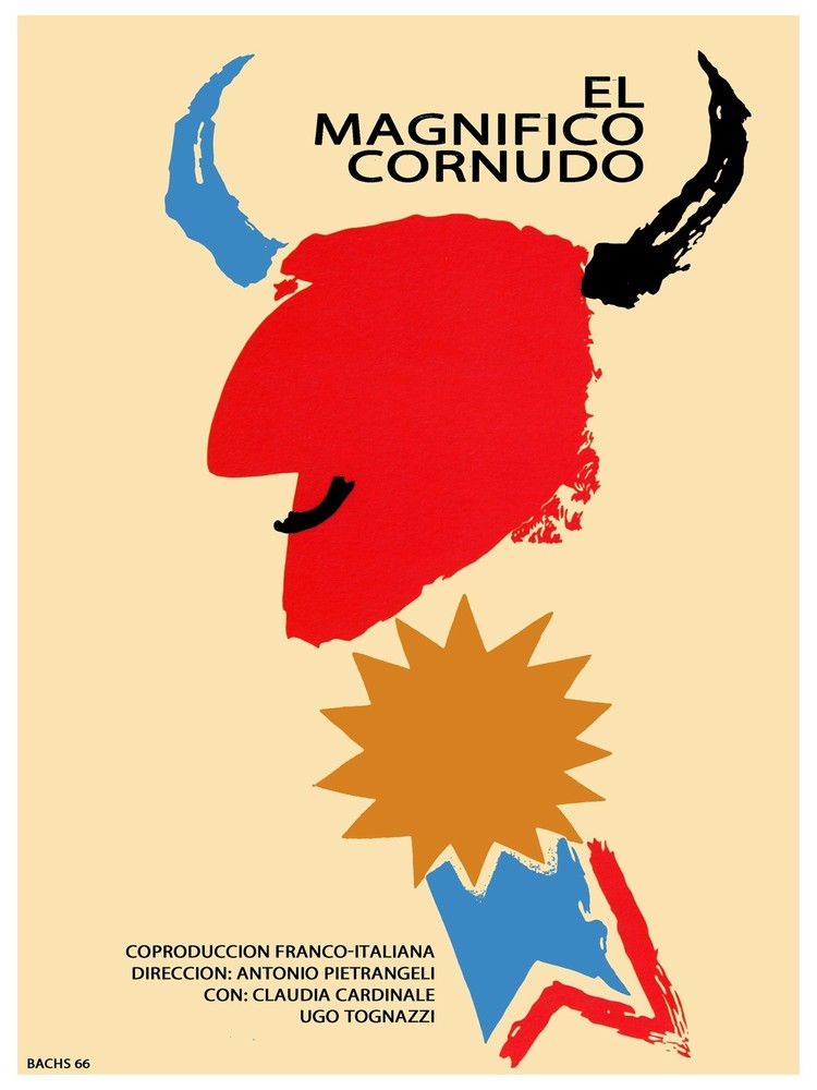 Magnifico cornudo.The Magnificent Cuckold Decor Poster.Graphic Art design 3138