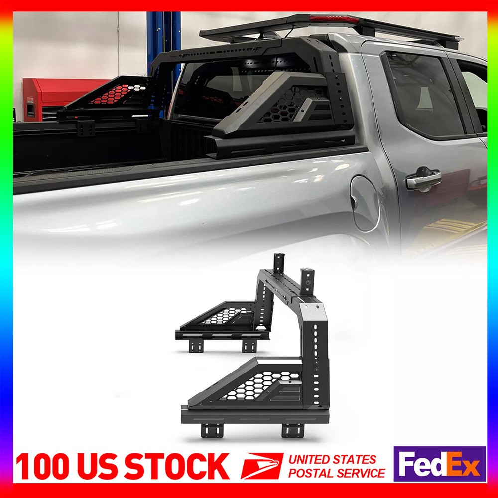 Jeep Gladiator Adjustable Roll Bar Sport Chase Rack 2020-2025