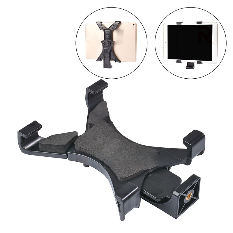 Tablet Stand Adjustable Tablet Tripod Mount Adapter Tablet Clamp Holder fo.h^a