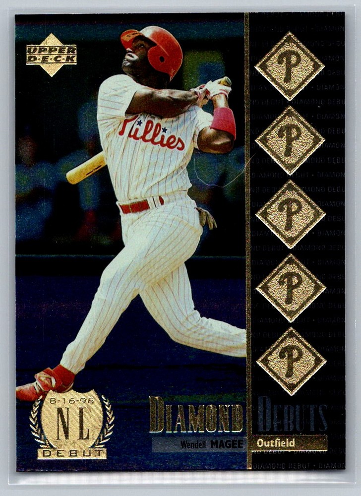 1997 Upper Deck Diamond Debuts #472 Wendell Magee Phillies Rookie Card