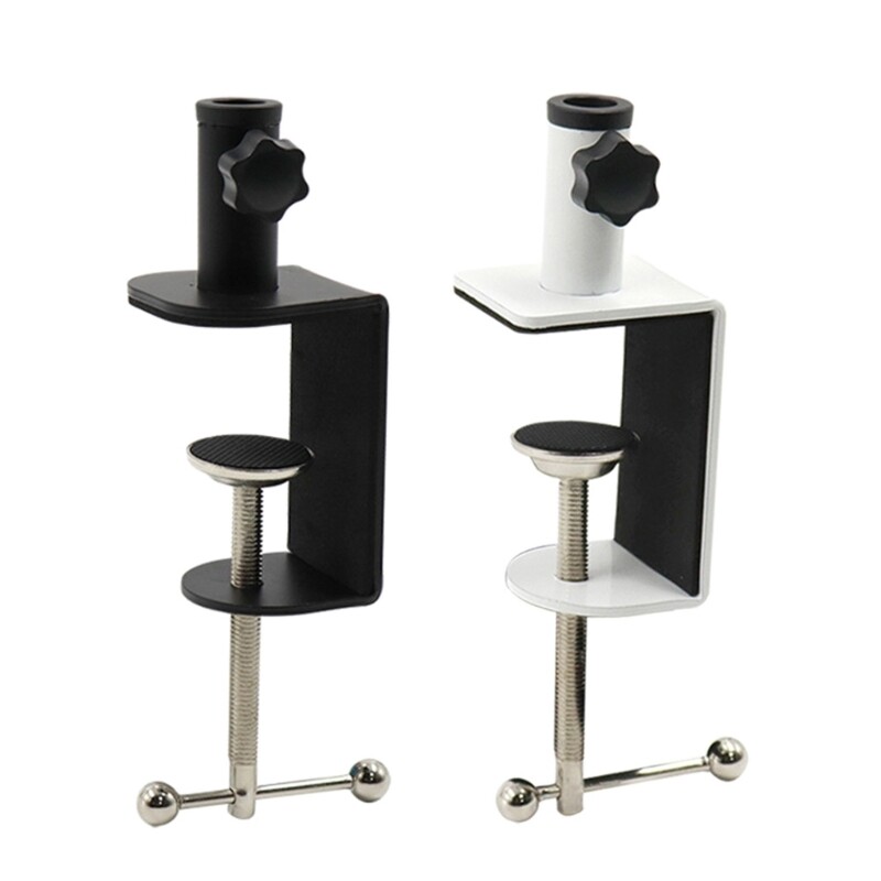 Table Mount Clamp Metal Base I-shaped Clip 35 Cantilever Bracket Boom Arm Clamp